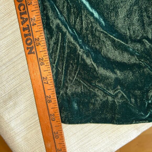 New Old Navy Extra High-Waisted Velvet Taylor Pants wide leg green Large - Picture 13 of 13